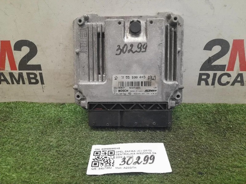 Centralina Iniezione E5955598045 Opel Zafira C 2012