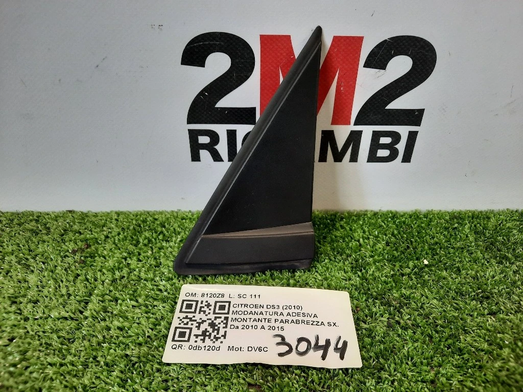 Modanatura Adesiva Montante Parabrezza SX 8120Z8 SX Citroen DS3 2010