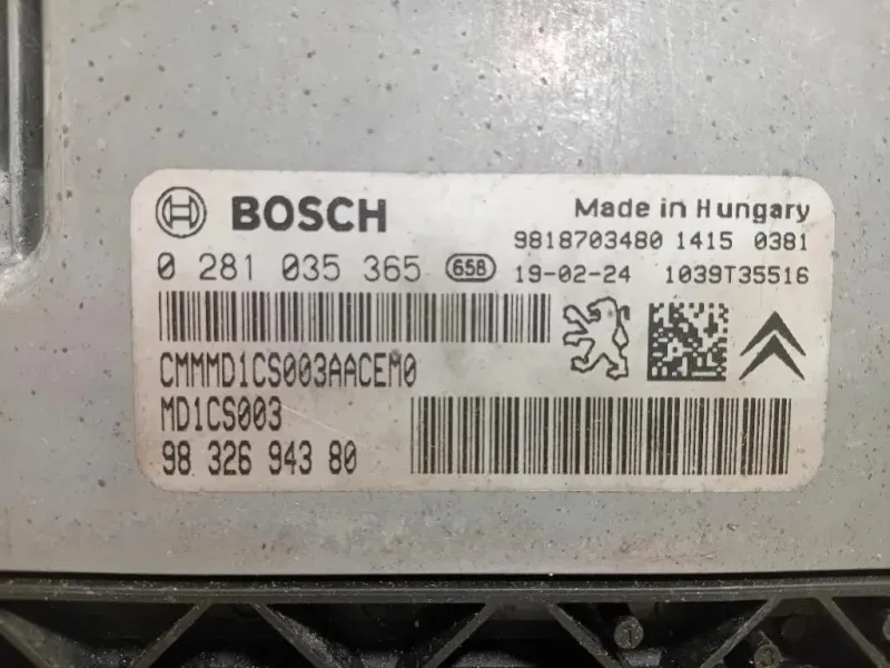 Centralina Iniezione 9832694380 Peugeot 2008 II 2020