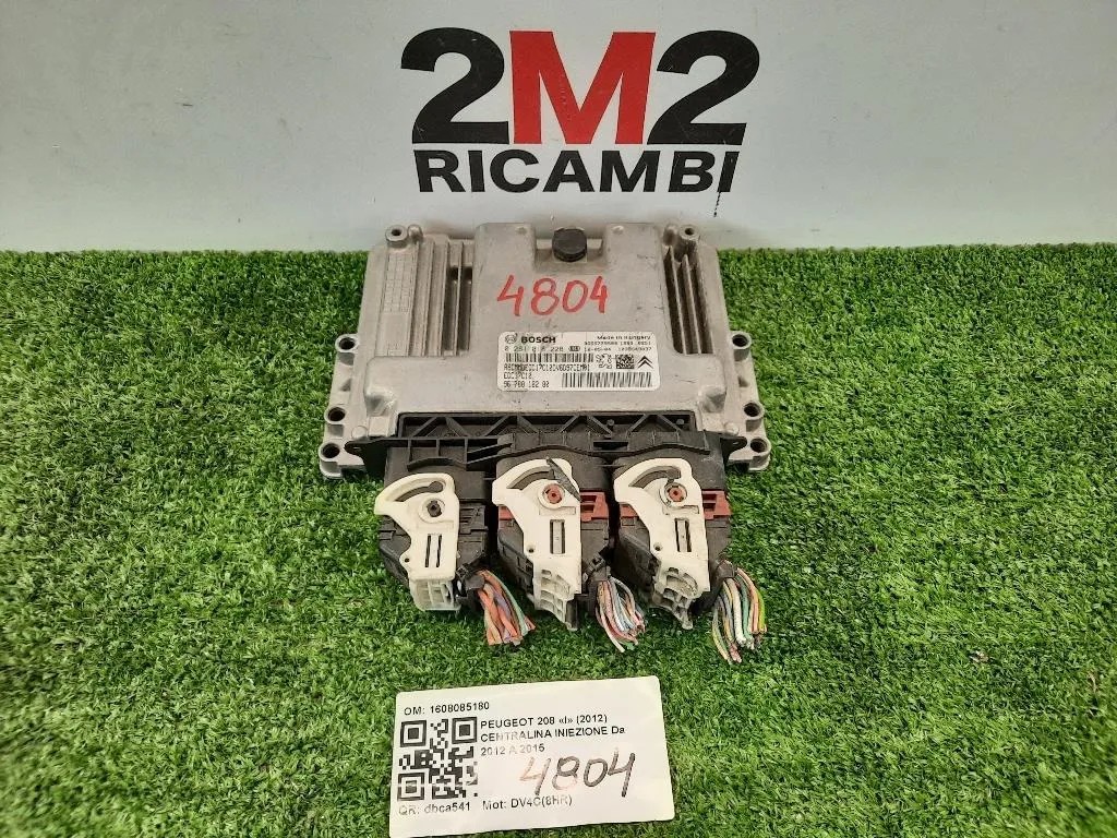 Centralina Iniezione 1608085180 MOTORE Peugeot 208 I 2012