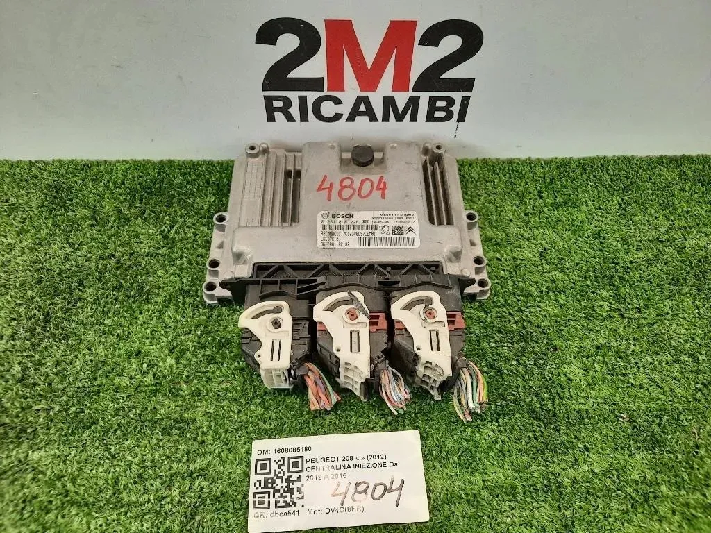 Centralina Iniezione 1608085180 MOTORE Peugeot 208 I 2012
