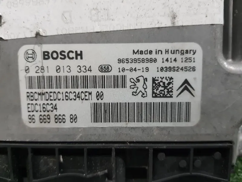 Centralina Iniezione 9666986680 Peugeot 3008 I 2009