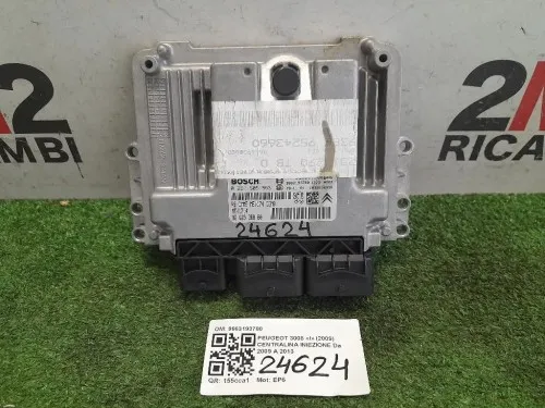 Centralina Iniezione 9663193780 Peugeot 3008 I 2009