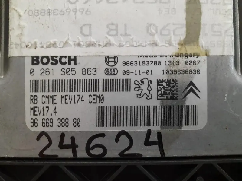 Centralina Iniezione 9663193780 Peugeot 3008 I 2009