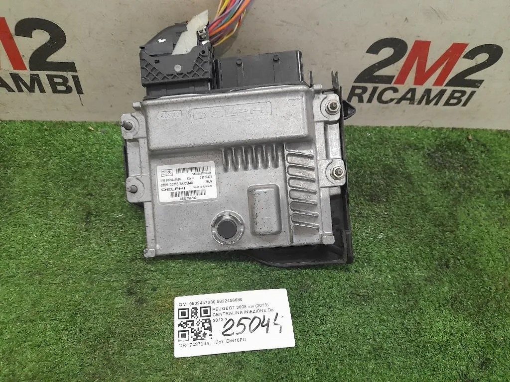 Centralina Iniezione 9809447980 9822456680 Peugeot 3008 I 2013