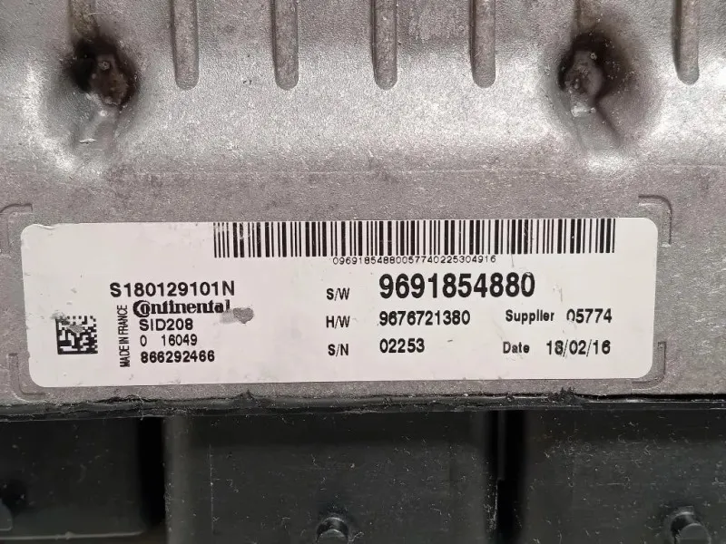 Centralina Iniezione 9691854880 Peugeot Boxer III 2014