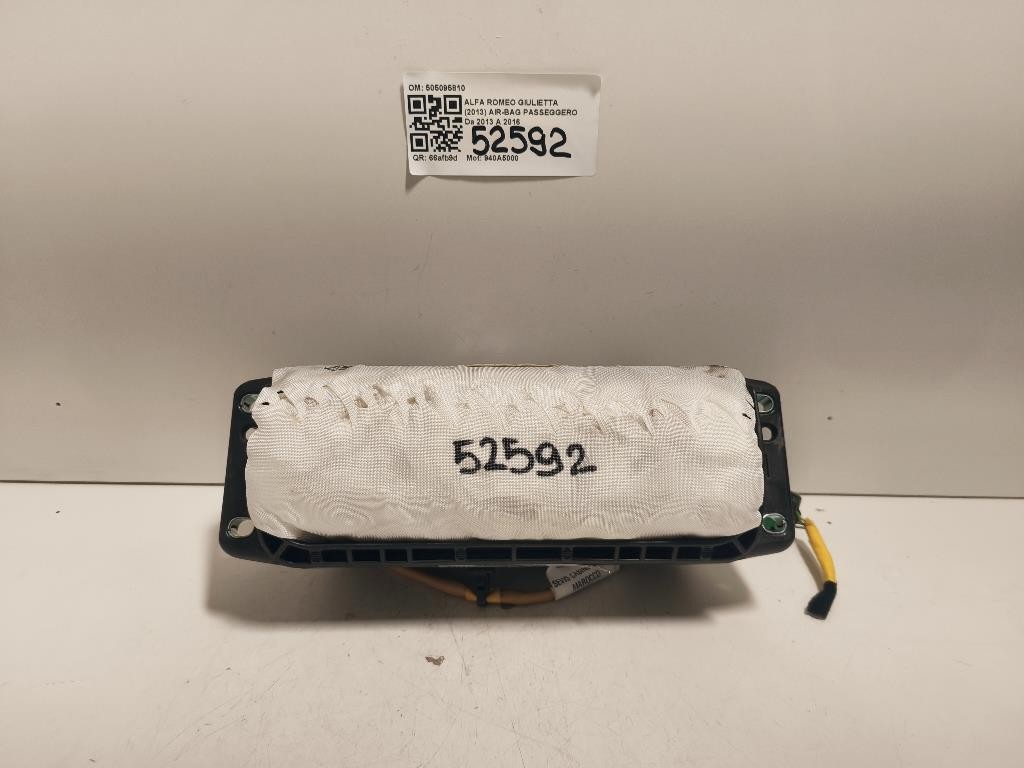 Air-bag Passeggero 505095810 Alfa Romeo Giulietta 2013