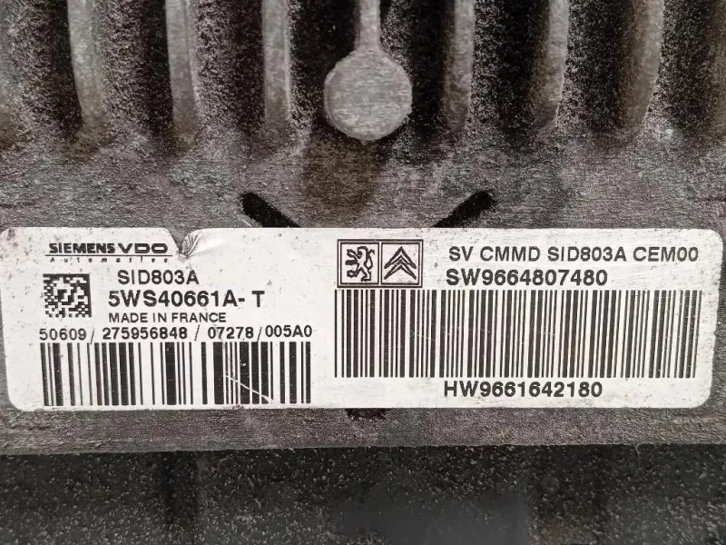 Centralina Iniezione 5WS40661A-T Peugeot Expert III 2016