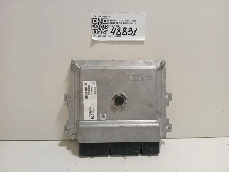 Centralina Iniezione 237102982S Renault CLIO IV 2016