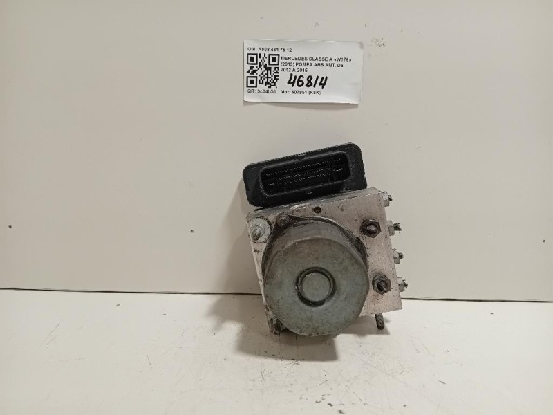 Pompa ABS ANT A008 431 75 12 A0084317512 Mercedes Classe A W176 2013