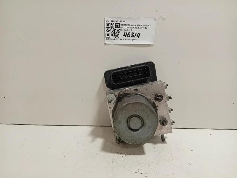 Pompa ABS ANT A008 431 75 12 A0084317512 Mercedes Classe A W176 2013