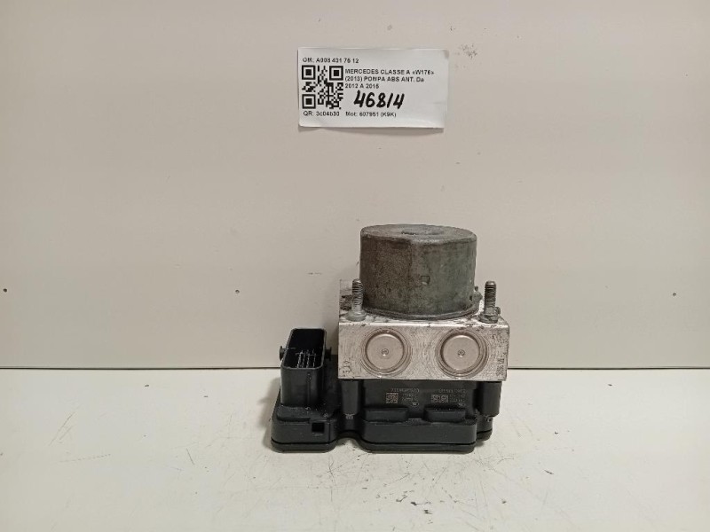 Pompa ABS ANT A008 431 75 12 A0084317512 Mercedes Classe A W176 2013