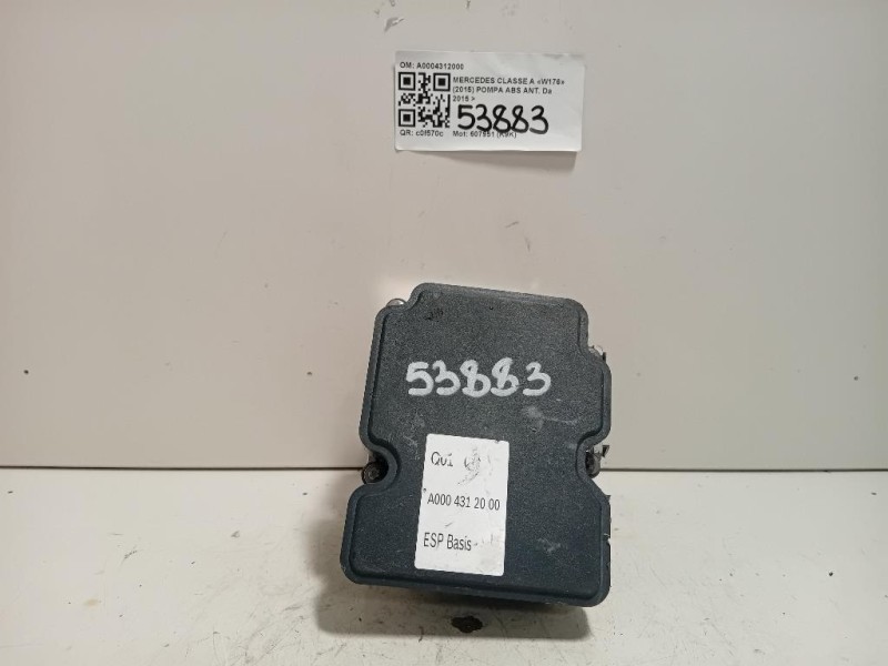 Pompa ABS ANT A0004312000 Mercedes Classe A W176 2015