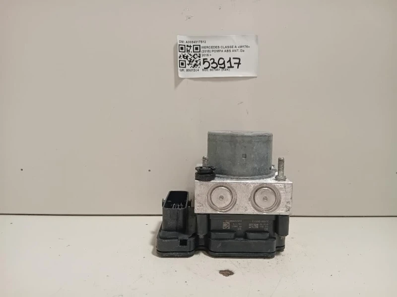 Pompa ABS ANT A0084317512 Mercedes Classe A W176 2015