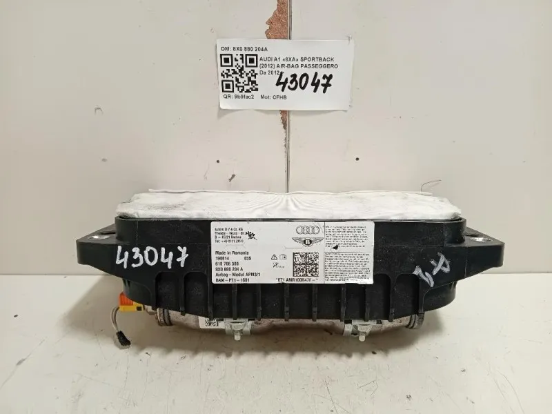 Air-bag Passeggero 8X0 880 204A Audi A1 8XA Sportback 2012