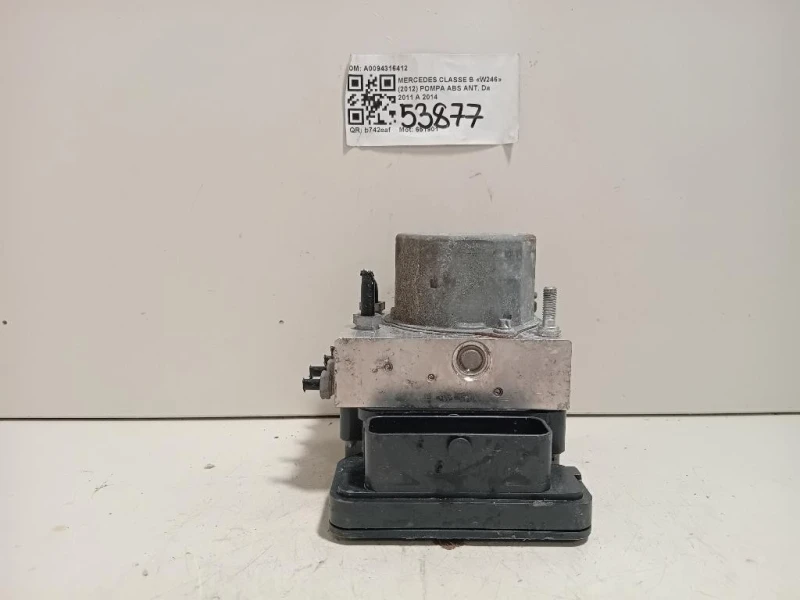 Pompa ABS ANT A0094316412 Mercedes Classe B W246 2012