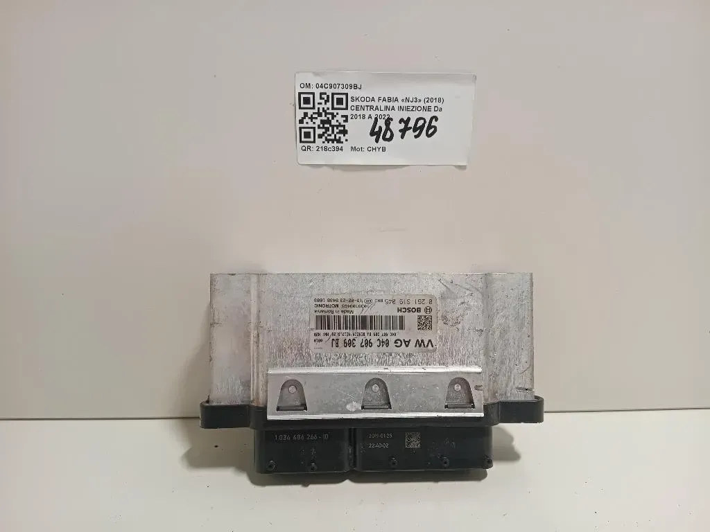 Centralina Iniezione 04C907309BJ Skoda Fabia NJ3 2018