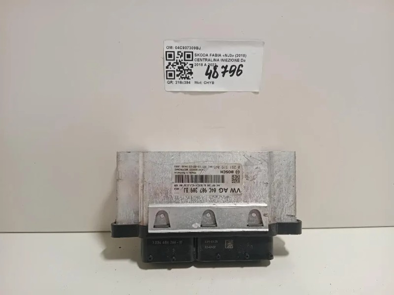 Centralina Iniezione 04C907309BJ Skoda Fabia NJ3 2018