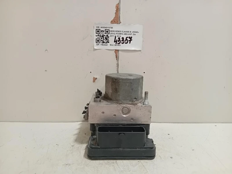 Pompa ABS ANT A0004313700 Mercedes Classe B W246 2012