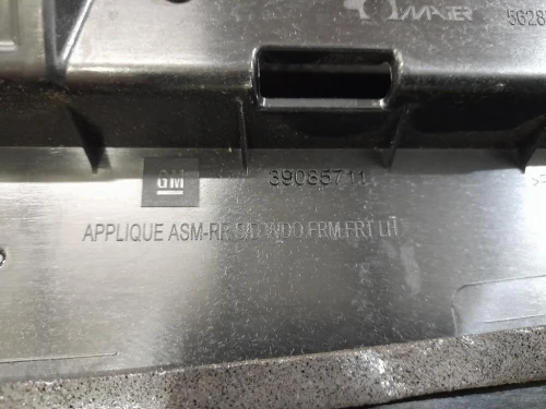 Modanatura Adesiva Porta Parte ANT POST SX 39085711 Opel Astra K SW 2016