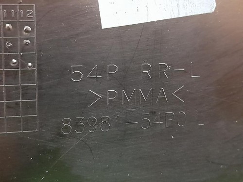 Modanatura Adesiva Porta Parte ANT POST SX