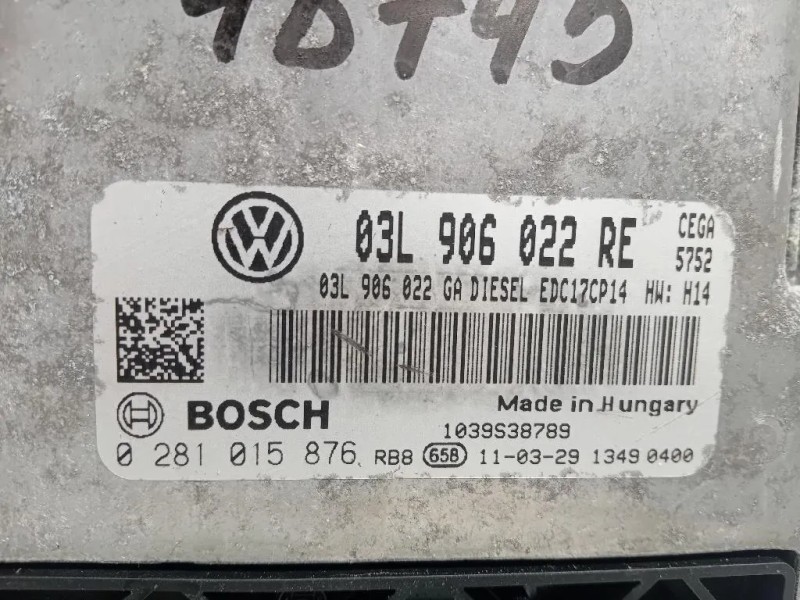 Centralina Iniezione 03L906022RE Skoda Octavia 1Z5 SW 2004