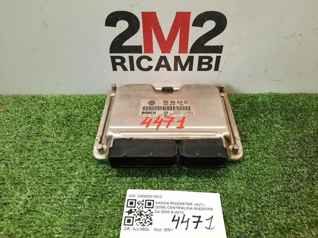 Centralina Iniezione 045906019CC MOTORE Skoda Roomster 5J7 2006