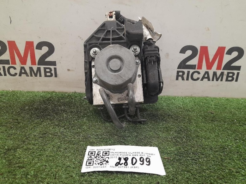 Pompa ABS ANT A0084319212 Mercedes Classe B W246 2012
