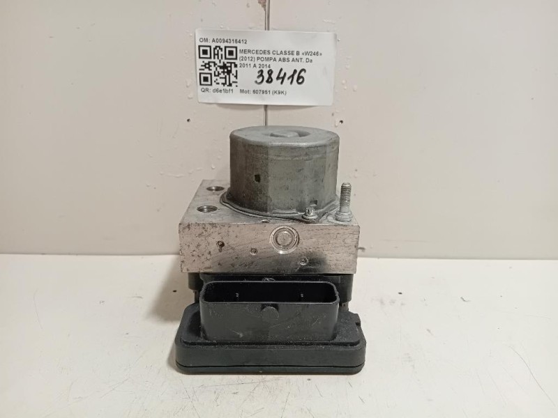 Pompa ABS ANT A0094316412 Mercedes Classe B W246 2012