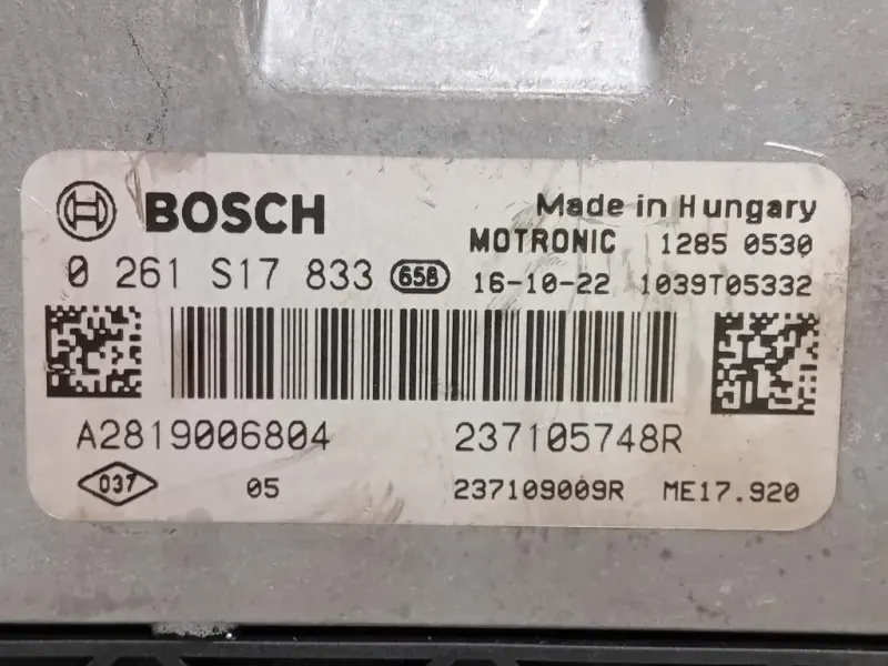 Centralina Iniezione A2819006804 Smart Forfour 453 2015