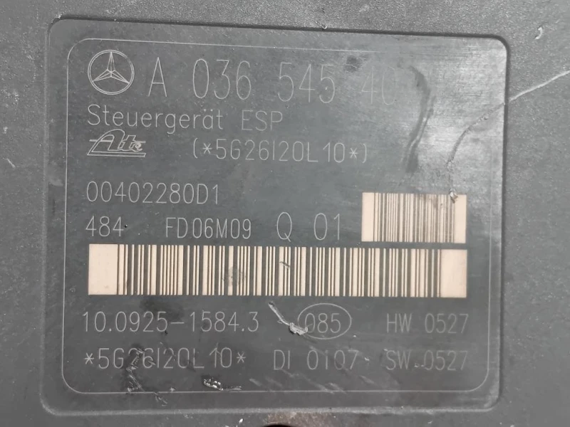 Pompa ABS ANT A0054310312 Mercedes Classe C W203 2000