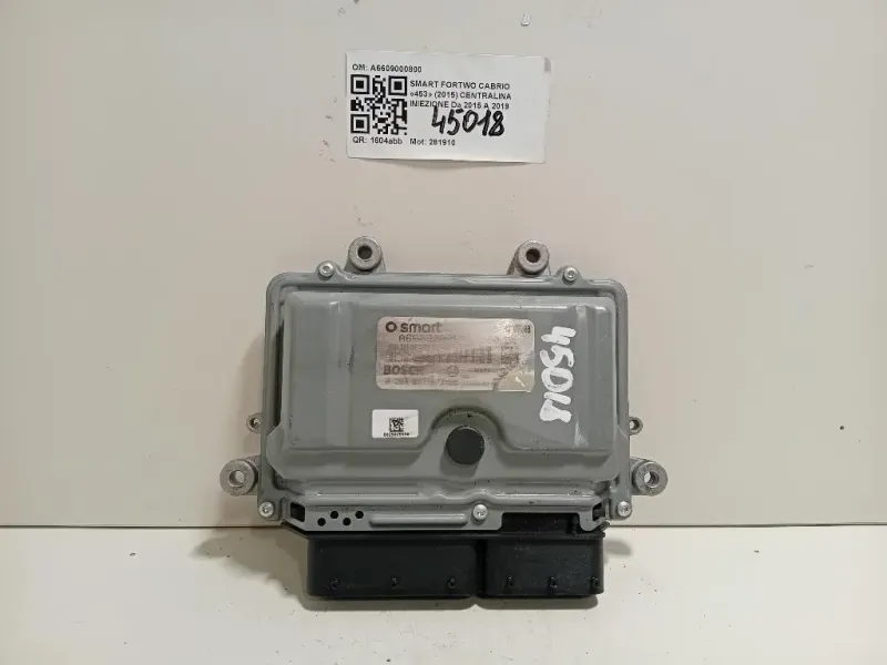 Centralina Iniezione A6609000800 Smart Fortwo Cabrio 453 2015