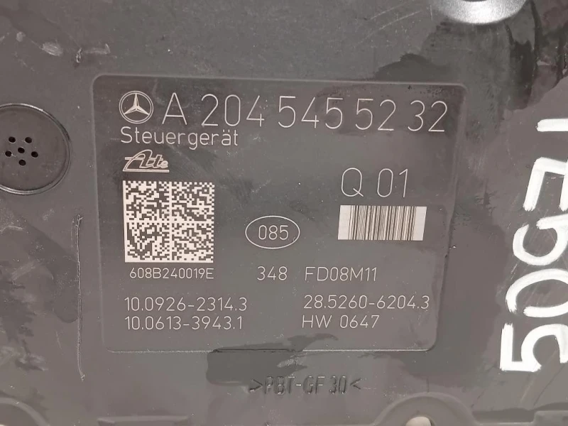 Pompa ABS ANT A2044313812 Mercedes Classe C W204 2007