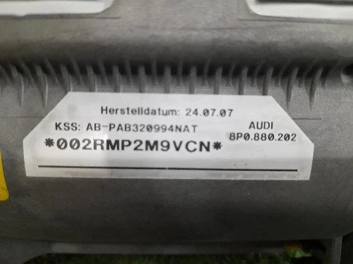 Air-bag Passeggero 8P0880202 Audi A3 8PA Sportback 2004