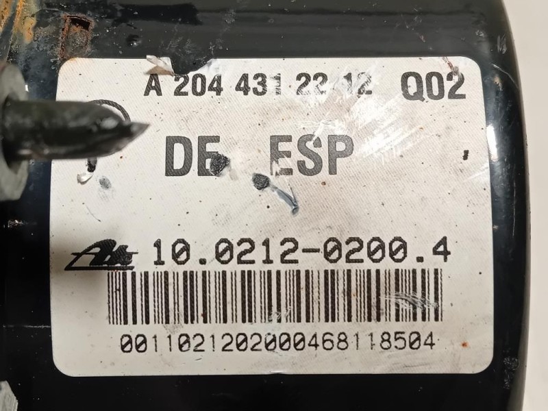 Pompa ABS ANT A2044312212 Mercedes Classe C W204 2007