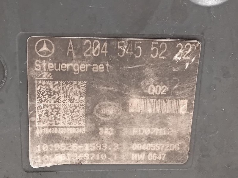 Pompa ABS ANT A2044312212 Mercedes Classe C W204 2007