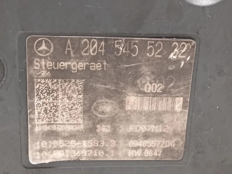 Pompa ABS ANT A2044312212 Mercedes Classe C W204 2007