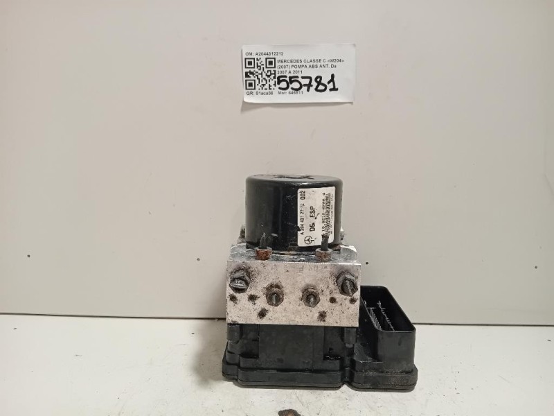 Pompa ABS ANT A2044312212 Mercedes Classe C W204 2007