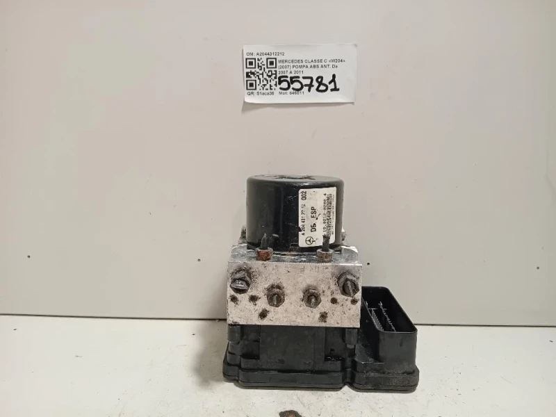 Pompa ABS ANT A2044312212 Mercedes Classe C W204 2007