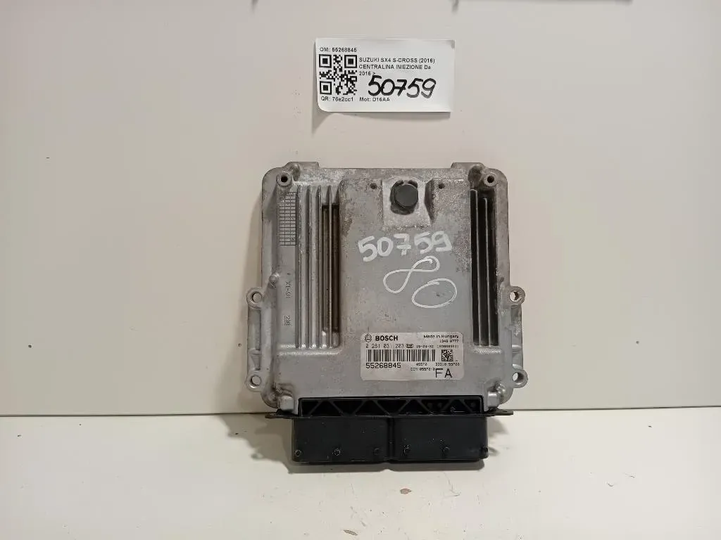 Centralina Iniezione 55268845 Suzuki SX4 S-cross 2016