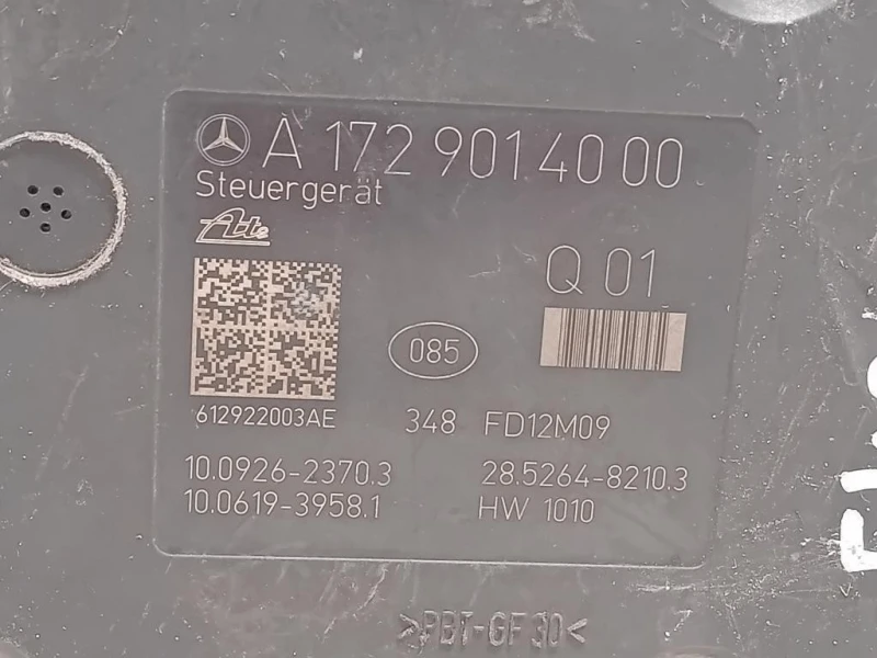 Pompa ABS ANT A1724314212 A1729014000 Mercedes Classe C W204 2011