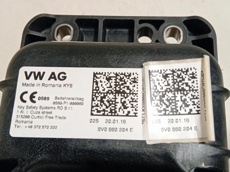 Air-bag Passeggero 8V0880204 Audi A3 8P1 2004