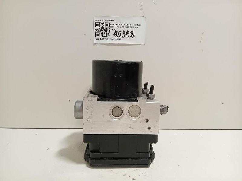 Pompa ABS ANT A 172 9014100 Mercedes Classe C W204 2011