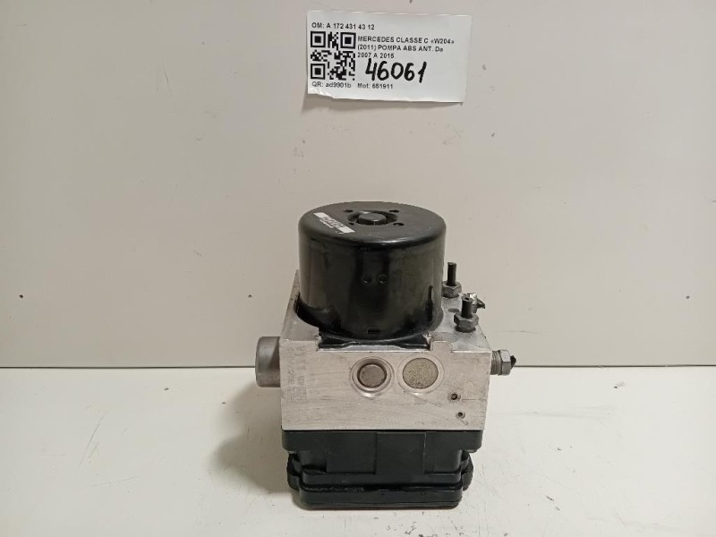 Pompa ABS ANT A 172 431 43 12 Mercedes Classe C W204 2011