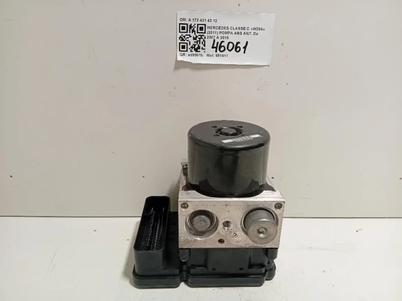 Pompa ABS ANT A 172 431 43 12 Mercedes Classe C W204 2011