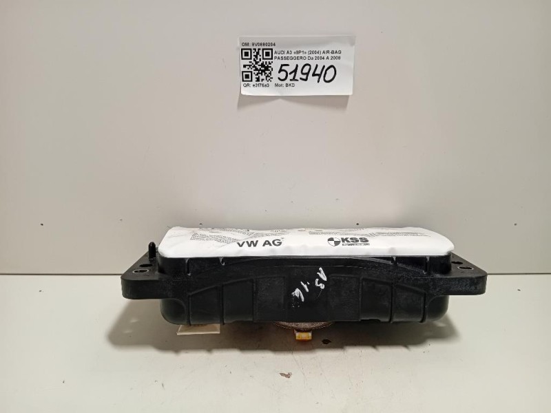 Air-bag Passeggero 8V0880204 Audi A3 8P1 2004