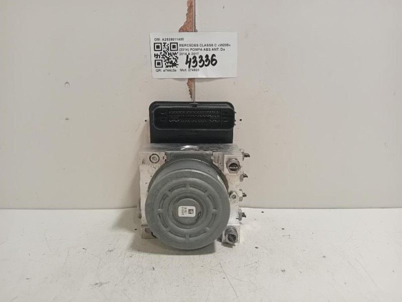 Pompa ABS ANT A2539011400 Mercedes Classe C W205 2014