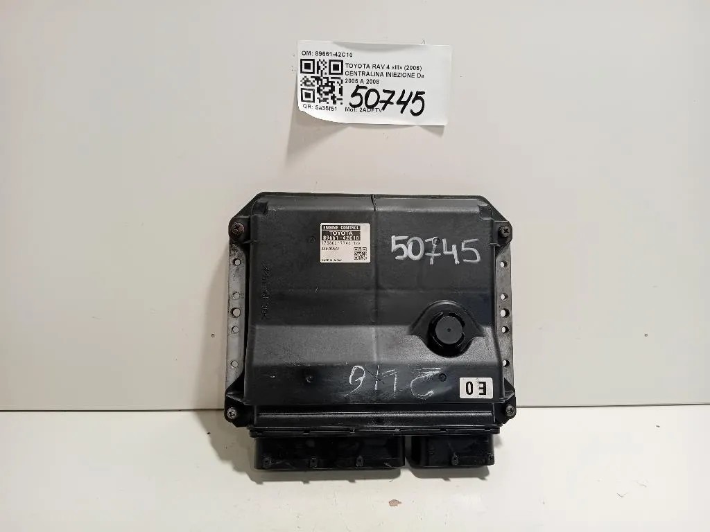 Centralina Iniezione 89661-42C10 Toyota RAV 4 III 2006