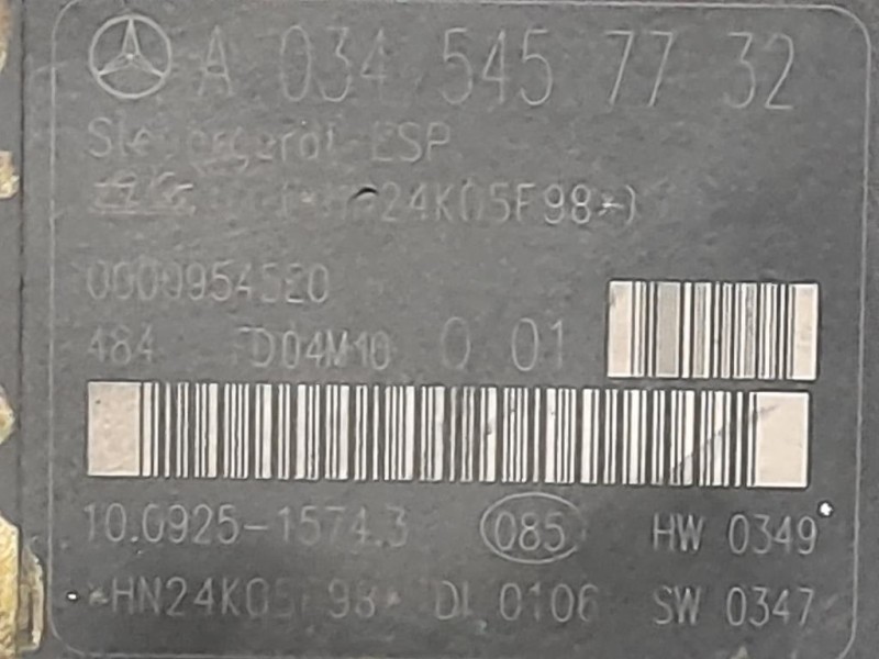 Pompa ABS ANT A0054312912Q01 Mercedes Classe CLC Cl203 2008