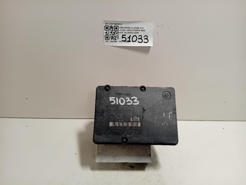 Pompa ABS ANT A0375453832 Mercedes Classe CLK C209 2003
